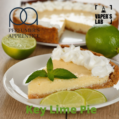 Фото, Ароматизатор для вейпа TPA Key Lime Pie Лаймовый пирог