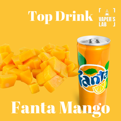Фото на сольову рідину для подів Top Drink SALT Fanta Mango 30 ml
