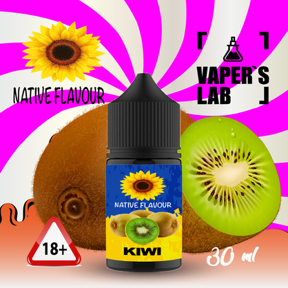Фото солевая жидкость native flavour kiwi 30 ml