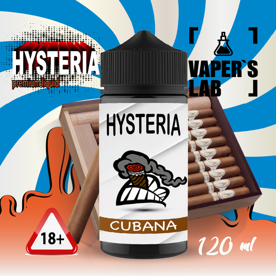 Відгуки  жижа для вейпа без нікотину купити hysteria cubana 100 ml