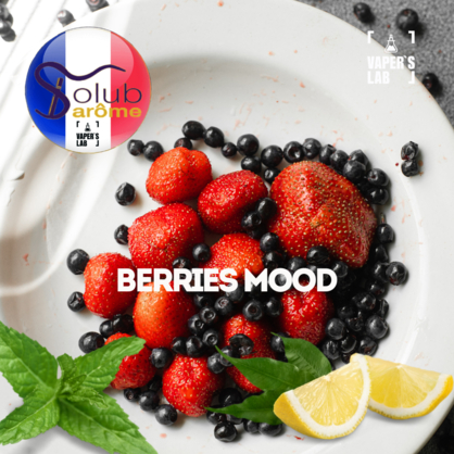 Фото Арома Solub Arome Berries Mood Лимон смородина полуниця та м'ята