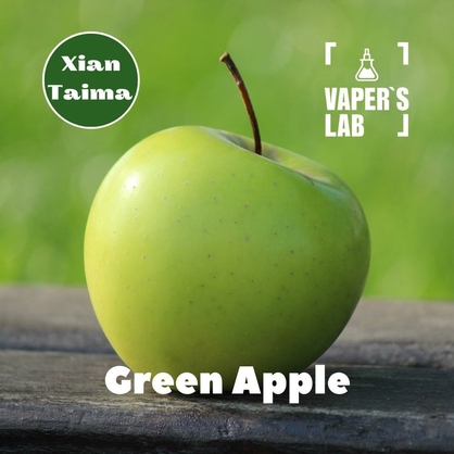 Фото, Аромка для вейпа Xi'an Taima Green Apple Зеленое яблоко