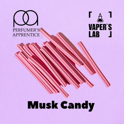 Фото, Ароматизатор для вейпа TPA Musk Candy Мускусные конфеты
