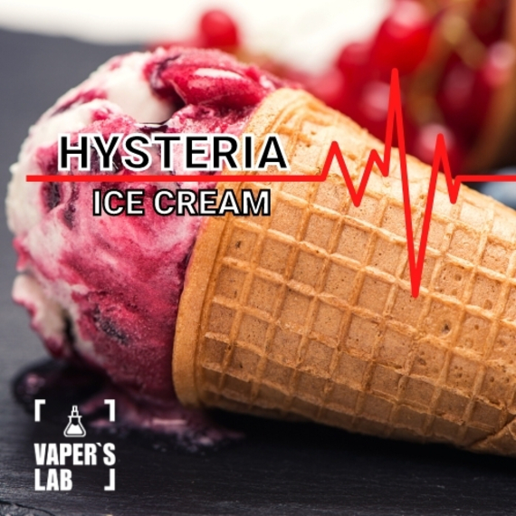 Отзывы на Жидкость для вейпа без никотина Hysteria Ice Cream 30 ml