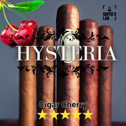 Фото жижа для вейпа до 100 грн hysteria cigar cherry 60 ml