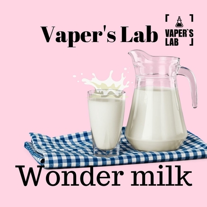 Фото, Рідина для вейпа Vapers Lab Wonder milk 60 ml