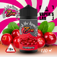 Жижа 120 мл - Жидкость для вейпа без никотина Zen Cranberry