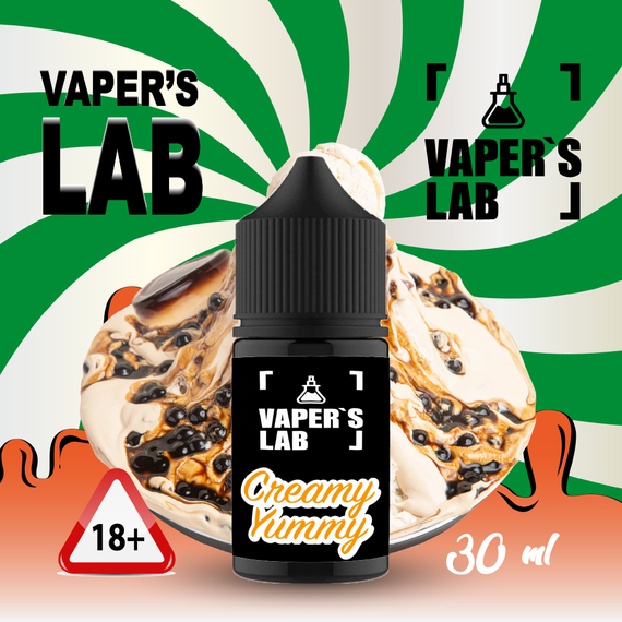 Відгуки Солодка рідина salt Vaper's LAB Salt Creamy yammy 30 ml