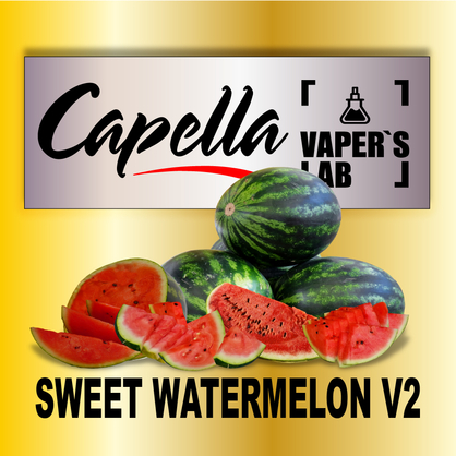 Фото на аромку Capella Sweet Watermelon v2 Сладкий Арбуз v2