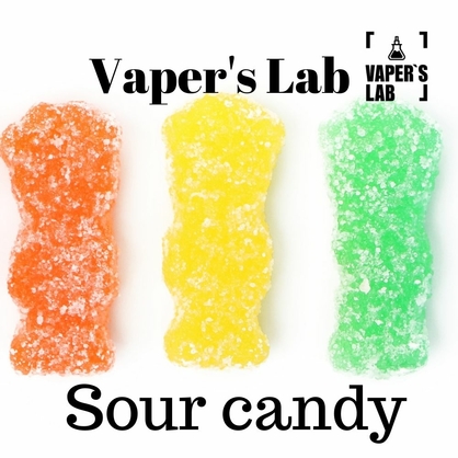Фото, Видео на жижа для вейпа без никотина Vapers Lab Sour candy 60 ml