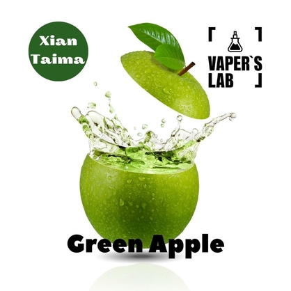 Фото, Аромка для вейпа Xi'an Taima Green Apple Зеленое яблоко