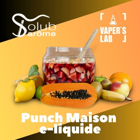 Отзыв Solub Arome Punch Maison e-liquide Экзотический пунш
