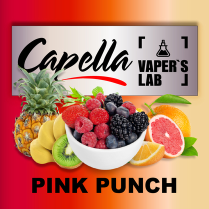 Фото на Ароматизатор Capella Pink Punch Рожевий пунш