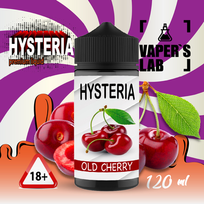 Фото купити рідину для електронних сигарет hysteria old cherry 100 ml