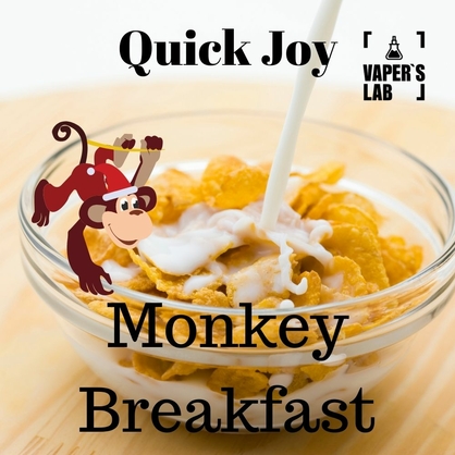 Фото, Видео на жидкость Quick Joy Monkey Breakfast 100 ml