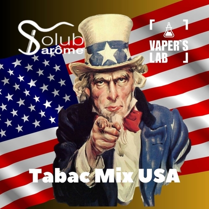 Фото, Аромка Solub Arome Tabac Mix USA Американский табак