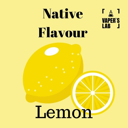 Фото купити заправку для вейпа native flavour lemon 120 ml