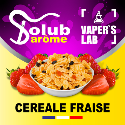 Фото Solub Arome Céréale fraise Кукурудзяні пластівці з полуницею