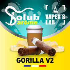 Ароматизатор для самозамеса Solub Arome Gorilla V2 Банан какао и табак