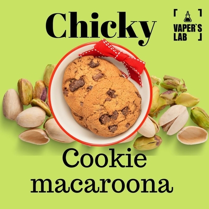 Фото, Видео для жижи для пода Chicky Salt Cookie macaroona 15 ml