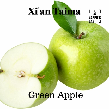 Фото, Аромка для вейпа Xi'an Taima Green Apple Зеленое яблоко