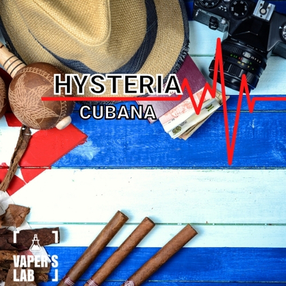 Фото, Видео на Жижа для вейпа без никотина Hysteria Cubana 30 ml