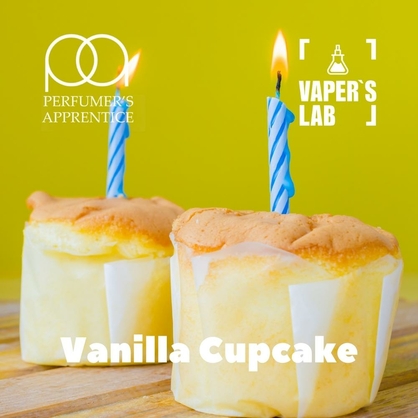 Фото, Ароматизатор для вейпа TPA Vanilla Cupcake DX Ванильный кекс
