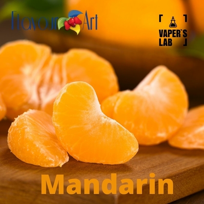Фото, Видео, Ароматизатор для вейпа FlavourArt Mandarin Мандарин