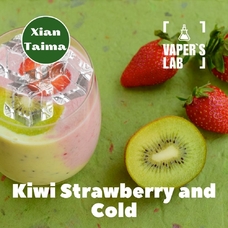 Ароматизаторы для вейпа Xi'an Taima "Kiwi Strawberry and Cold" (Киви с клубникой и холодком)