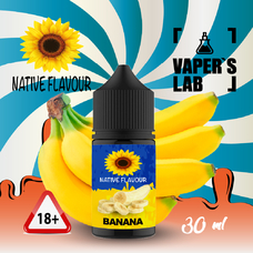 Жидкости для POD систем salt Native Flavour Banana 30