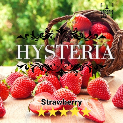 Фото, Жижа для вейпа без нікотину Hysteria Strawberry 30 ml