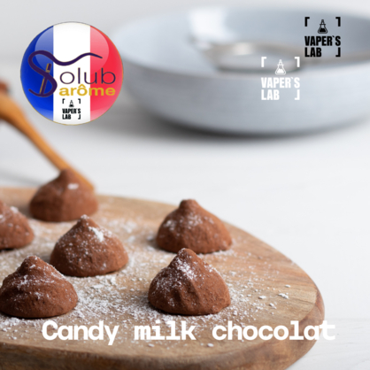Фото Solub Arome Candy milk chocolat Цукерка з молочним шоколадом