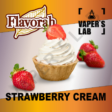 Ароматизатори для вейпа Flavorah Strawberry Cream Полуничний крем