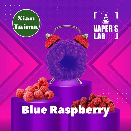 Фото, Аромка для вейпа Xi'an Taima Blue raspberry Голубая малина