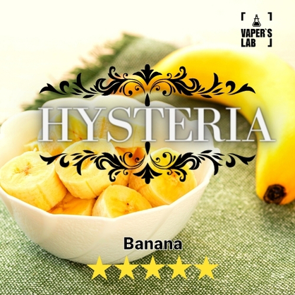 Фото, Заправка для вейпа дешево Hysteria Banana 30 ml