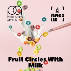 Ароматизатори для вейпа TPA "Fruit Circles With Milk" (Фруктові кільця в молоці)