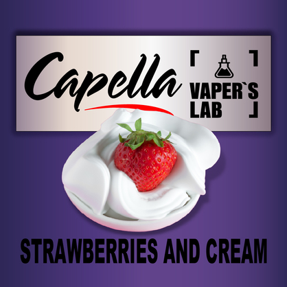 Фото на Арому Capella Strawberries and Cream Полуниця і крем