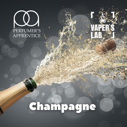 Фото, Ароматизатор для вейпа TPA Champagne Шампанское