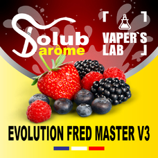Ароматизатори для вейпа Solub Arome EvolutionFred Master V3 Ягоди та смородина