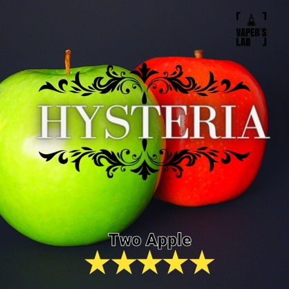 Фото рідина для вейпа купити hysteria two apples 30 ml