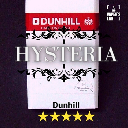 Фото, Видео на Жидкость для вейпа Hysteria Dunhill 30 ml