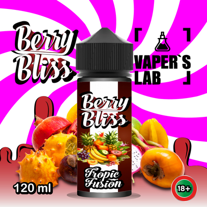 Фото рідини для вейпа berry bliss tropic fusion 120 мл (тропічні фрукти)