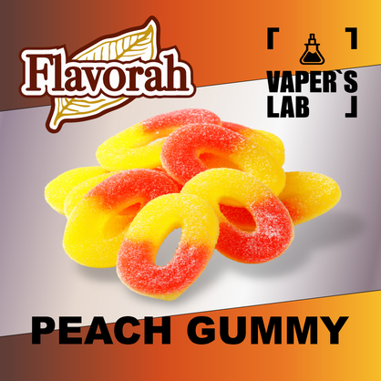 Фото на Аромку Flavorah Peach Gummy Персикові желейки