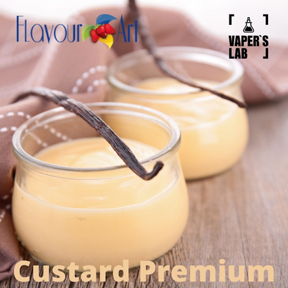 Фото, Видео, Ароматизатор FlavourArt Custard Premium Ванильный крем