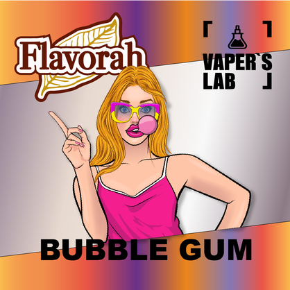 Фото на Ароматизатори Flavorah Bubble Gum Жувальна гумка