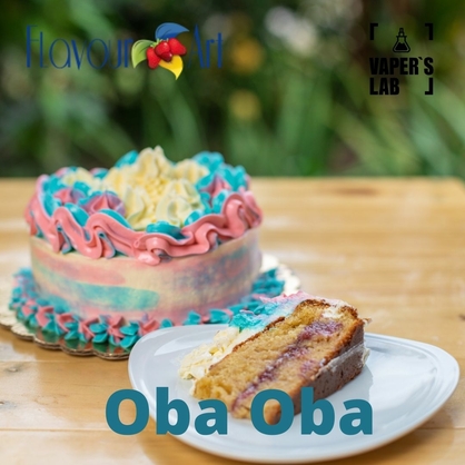 Фото, Ароматизатор для вейпа FlavourArt Oba Oba Ванильные конфеты
