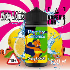 Жидкость для электронных сигарет купить Chicky Party lemonika 120 мл