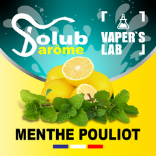 Аромки для вейпов Solub Arome Menthe pouliot Лимон и мята