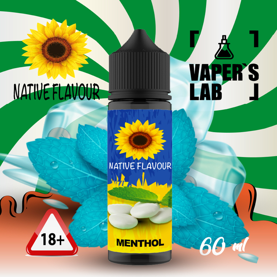 Відгуки  рідина для електронних цигарок купити native flavour menthol 60 ml