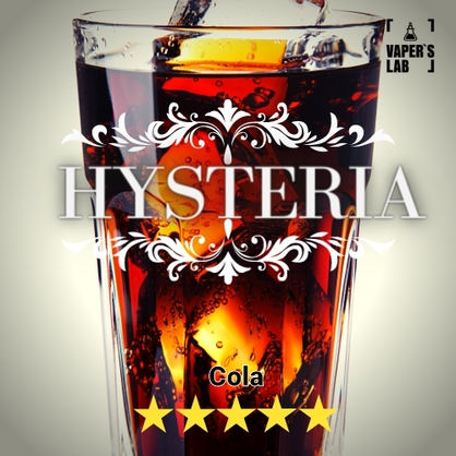 Фото, Рідина для вейпа Hysteria Cola 30 ml